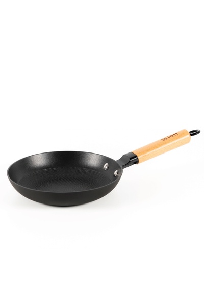 Lätt Home Lightweight cast iron frying pan, honeycomb non-stick coating, remo...