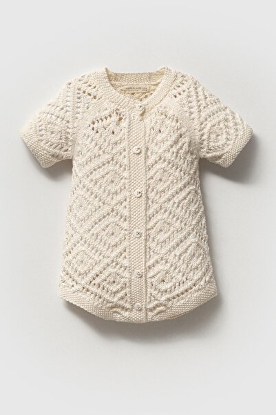 Nipperland Siena Motif Örgü Triko Bebek Tulum