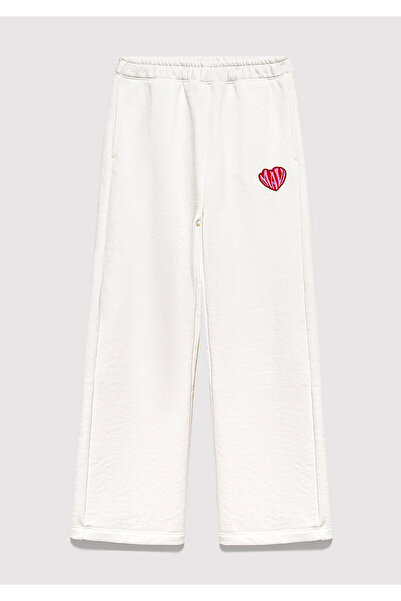 Mavi Kalp Printed Ecru Sweatpants 7010044-70057