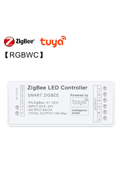Choice 5-24V RGBCCT Controller Mini Zigbee LED Strip Light Dimmer Box DC5V 12...