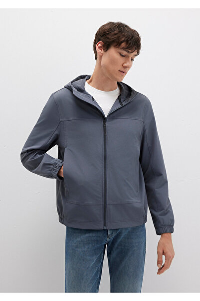 Mavi Water Repellent K Hooded Anthracite Jacket Regular Fit / Normal Cut 0110...