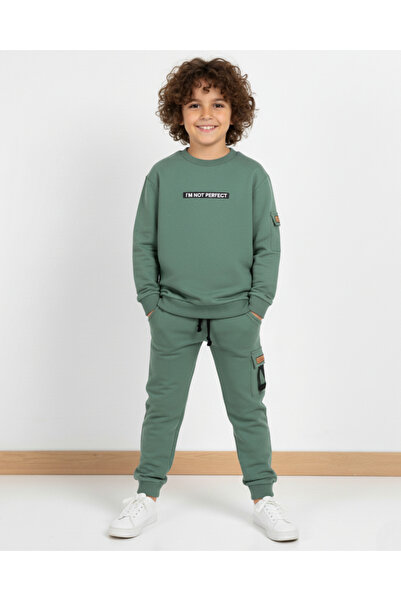 VOY KİDS Set de trening sezonier compact cu mâneci lungi pentru băiat de 7-10...