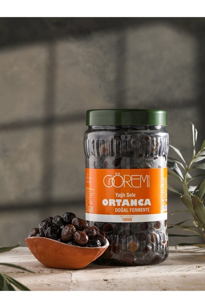 Görem Zeytin Ortanca Boy Yağlı Sele Zeytin(290-310) 1 Kg.