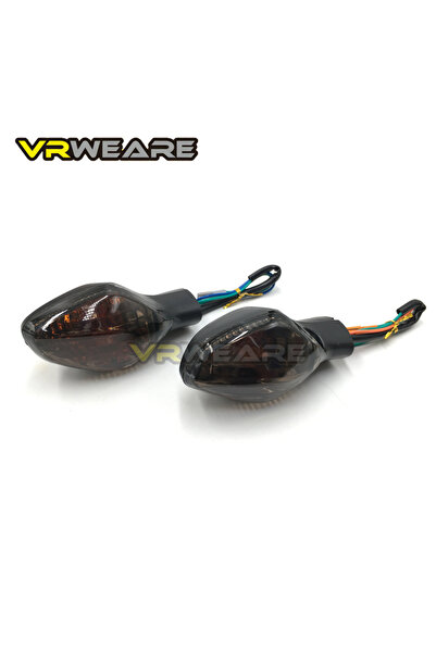 Choice إشارة انعطاف للدراجات النارية بلون دخاني، مناسبة لهوندا CBR 500R، CB 5...