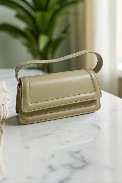 Morbellabutikaksesuar KAPAKLI UZUN ASKILI BAGET OMUZ/EL ÇANTASI