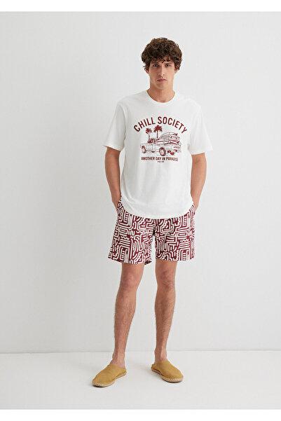 Mavi Pantaloni scurți de baie roșii 0911905-32421