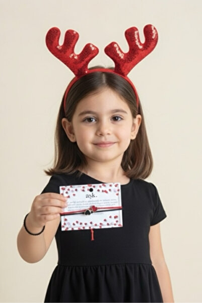 morbella Red Christmas Tree Crown and Santa Claus Bracelet Set