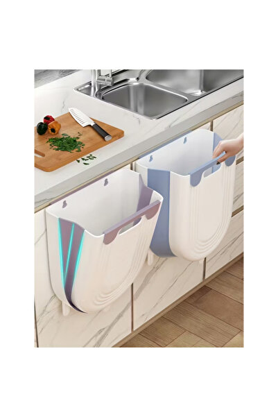 GenelTedarik Katlanabilir Mutfak Çöp Kovası Torba Hazneli