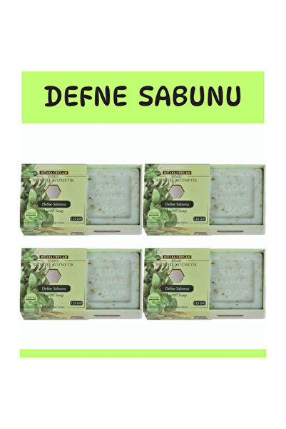 HMD BİTKİSEL KOZMETİK Defne Sabunu Parçacıklı 125 gr X 4 Ad.%100 Doğal