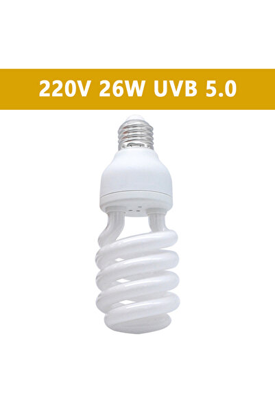 Choice مصباح تدفئة للزواحف 220 فولت 5.0 26 واط UVB 5.0 10.0، مصباح موفر للطاق...