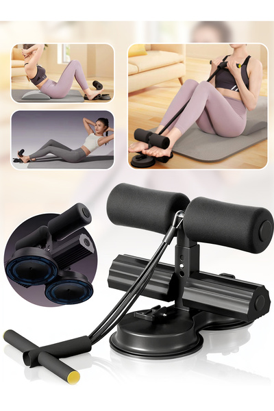Leon Lifestyle Sit Up Bar for Floor, Adjustable Abdominal Sit-up with Tension...