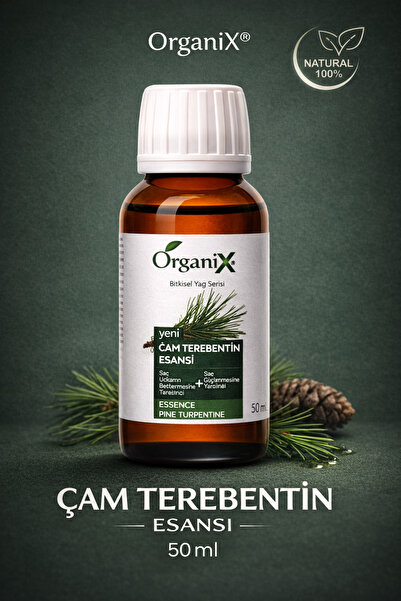 Organix % 100 Doğal Çam Terebentin Esansı - Saç Dökülmesine ve Kepeğe Karşı E...
