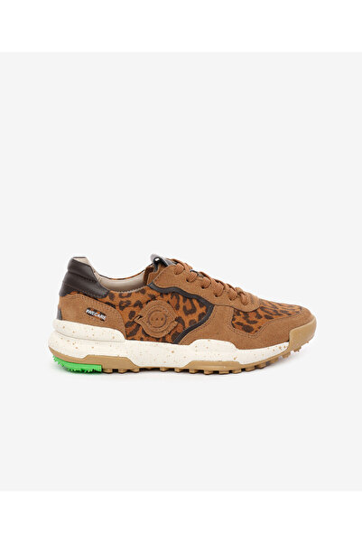 Greyder LAB Kadın Leopar Hakiki Deri Spor Ayakkabı 5K2CA45400