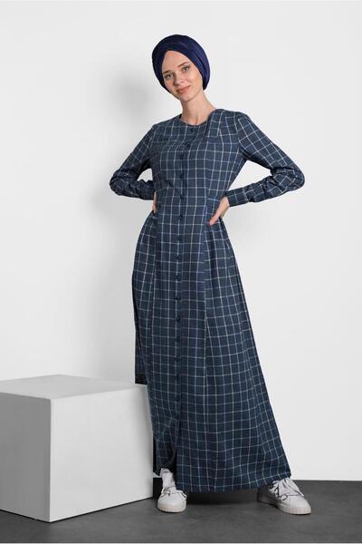 Alvina Karirano Haljina sa dugmićima 40370