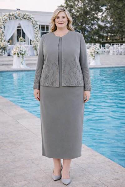 Alvina SET TRIPLU CREP CU FUSTA 30348