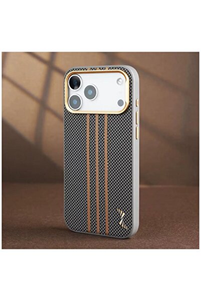 Zebana حافظة متوافقة مع هاتف Apple iPhone 17 Pro من Goldrix مصنوعة من ألياف ا...