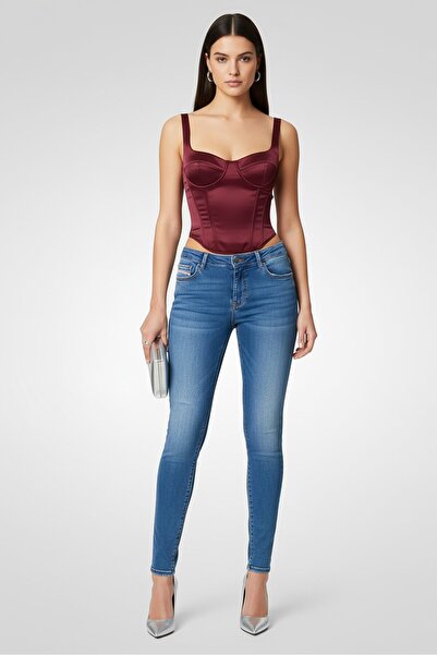 Diesel بنطلون جينز نسائي SLANDY Super Skinny Fit Wash Stretchable Denim 2017 ...