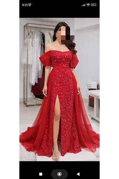 ÖZEL DİKİM ELTİ ÇATLATAN 1 demonte etekli ful boncuk işlemeli