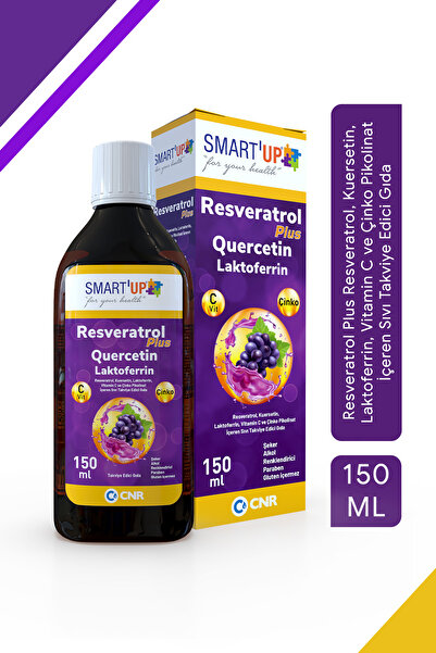 smart'up for your health Quercetin Resveratrol Laktoferrin Vit.C ve Çinko içe...