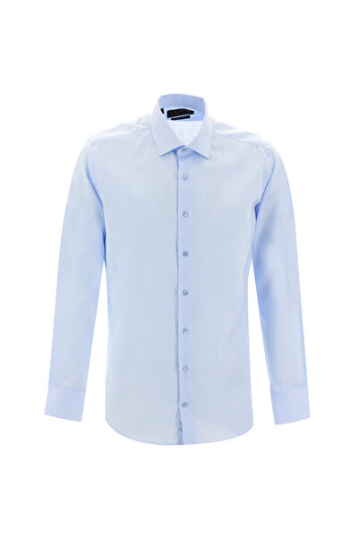 Abdullah Kiğılı قميص قطني رياضي منقوش بأكمام طويلة ونحيف