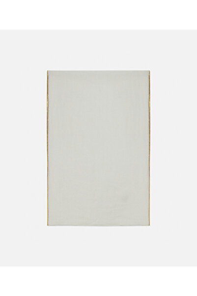 İpekyol Kontrast biyeli keten şal