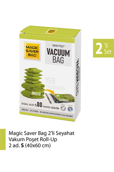 Magic Saver Bag Magıc Saver Bag 2'li Seyahat Poşeti Roll-up S