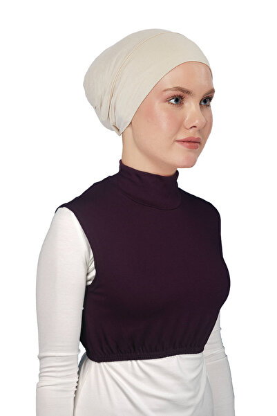 Altobeh Gât țesut cu mânecă zero, cu gât întreg, din bumbac pieptănat, pentru...