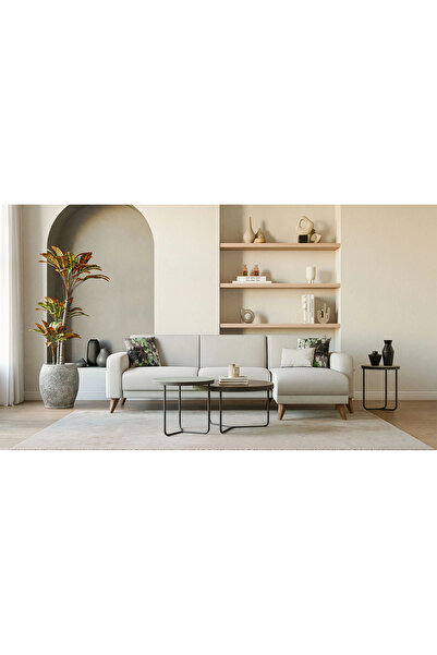 Doğtaş Hilda Köşe Takımı - Açık Gri