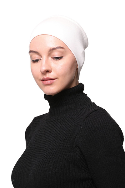 Altobeh Bandană Hijab din bumbac pieptănat fără sudură Bonnet Sport Bandă de ...
