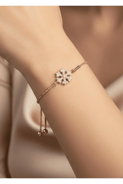 Duke Nickle سوار حلقة مصعد مطرز باللون الأصفر - ندفة الثلج Dbbl3082