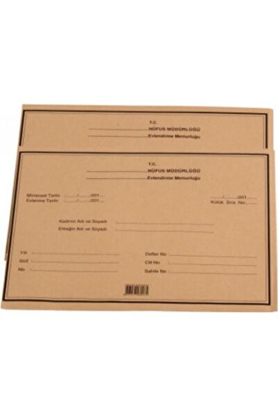 Gülpaş 027 ملف الزواج - مظروف شاموا