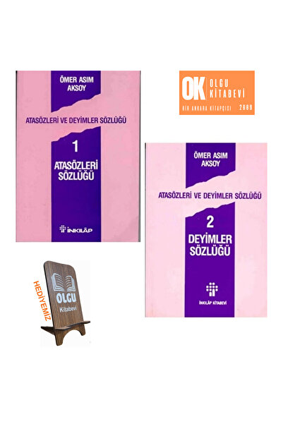 İnkılap Kitabevi Atasözleri Ve Deyimler Sözlüğü - 2 Kitap Takım - Ömer Asım A...