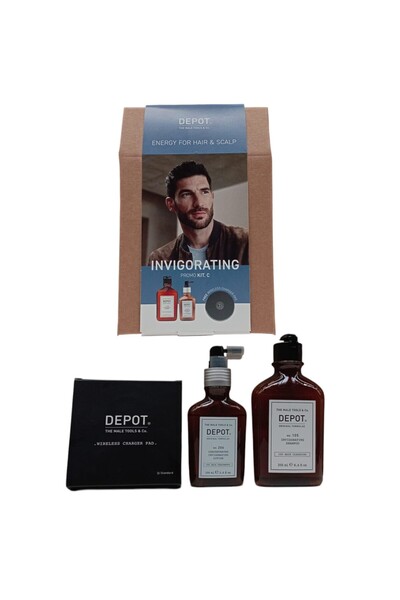 DEPOT Αναζωογονητικό Κιτ C Σετ Αποθήκης: 100 Καθαρισμός Μαλλιών Νο. 105, Σύμπ...