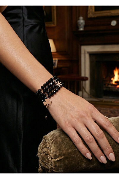 Duke Nickle سوار نسائي على شكل ندفة الثلج على شكل البرسيم Dbbl3115