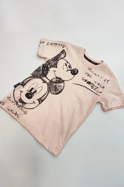 BOBBY JR KİDSWEAR Boy's T-Shirt Printed Pink