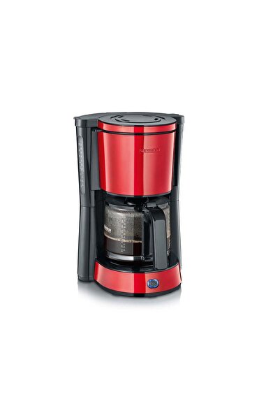 Severin KA-4817 Cam Hazneli Filtre Kahve Makinesi Kırmızı