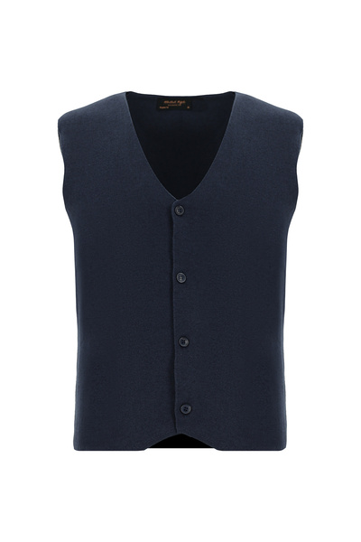 Abdullah Kiğılı V-подібний вовняний трикотажний жилет