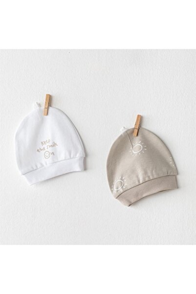 andywawa طقم قبعة بيبي بوي مكون من قطعتين