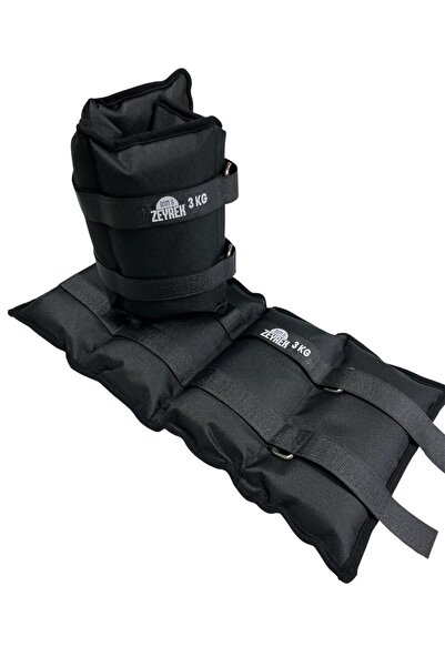 Genel Markalar 3 Kg × 2 Adet Toplam 6 Kg El Ayak Bilek Kas Güçlendiriçi Ağırlık Seti Kum Ağırlık Torbası