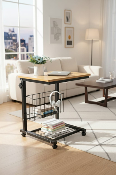 TrentonGCC Laptop Desk Simple and Modern Mobile BedSide Table Laptop