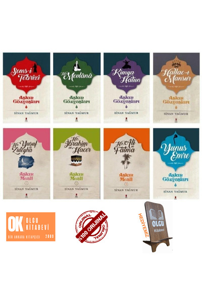 Kapı Yayınları Aşkın Gözyaşları + Aşkın Meali 8 Kitap Sinan Yağmur