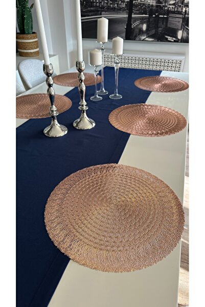 Decamor home 6 Adet Temizliği Kolay Bakır Rose Gold Amerikan Servis Supla