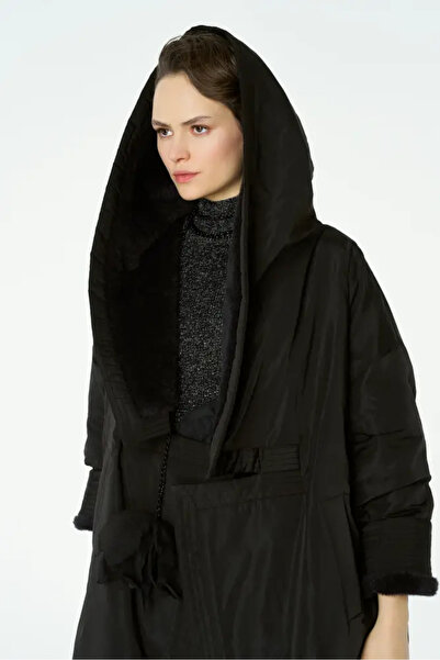 BİZE Dorado Uzun Mont - Siyah