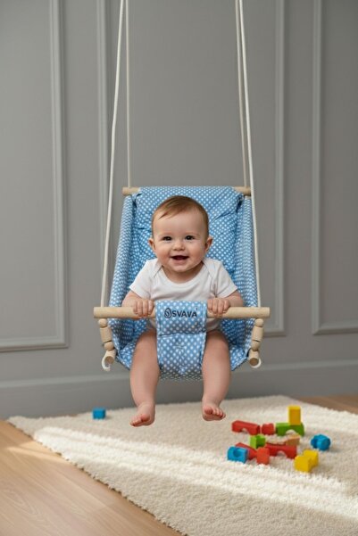 Svava Rüya Ahşap Bebek Hamak Ev Tipi Tavan Salıncak