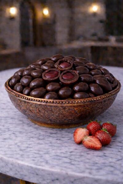 ARTUKBEY Çikolatalı Çilek Draje 250 Gr