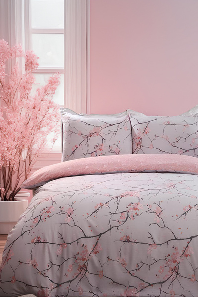 Always Double-Sided Double Duvet Cover Set with Elastic Sheets Sema