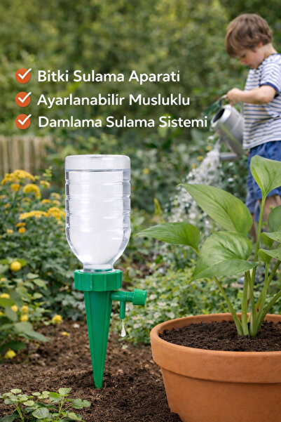HGROUP 🌱 Ayarlanabilir Bitki Damla Sulama Aparatı – Otomatik Bitki Sulama Si...
