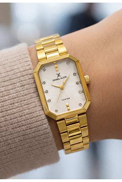 Daniel Klein مستطيل حالة خمر نموذج المرأة المعادن الحبل ساعة اليد