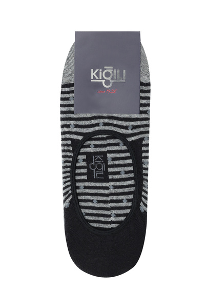 Kiğılı Set de 2 șosete loafer cu model din bumbac