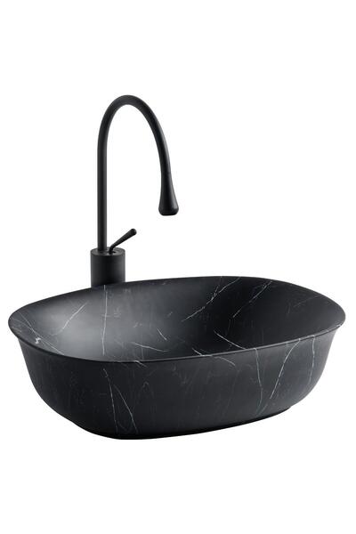 LENA EH-4600M5 SİYAH TEZGAH ÜSTÜ LAVABO